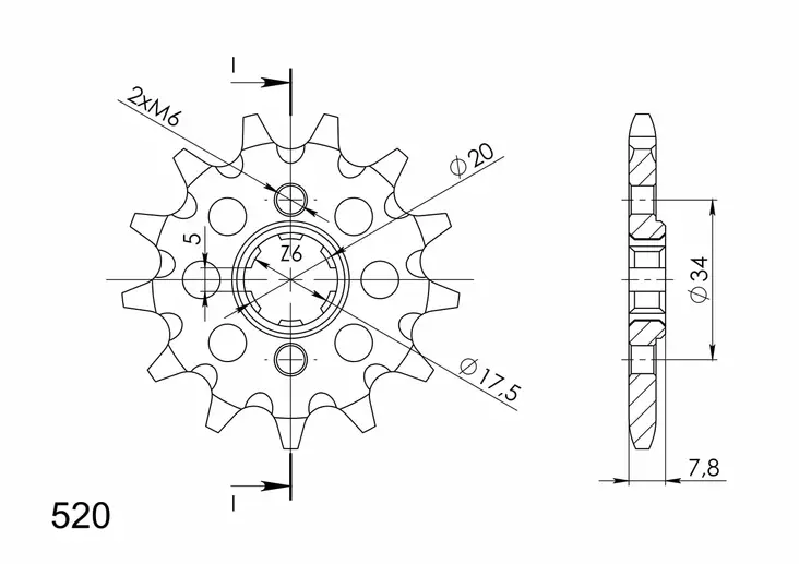 Supersprox / JT Framdrev 327.15 - Framdrev - D6690 - 1