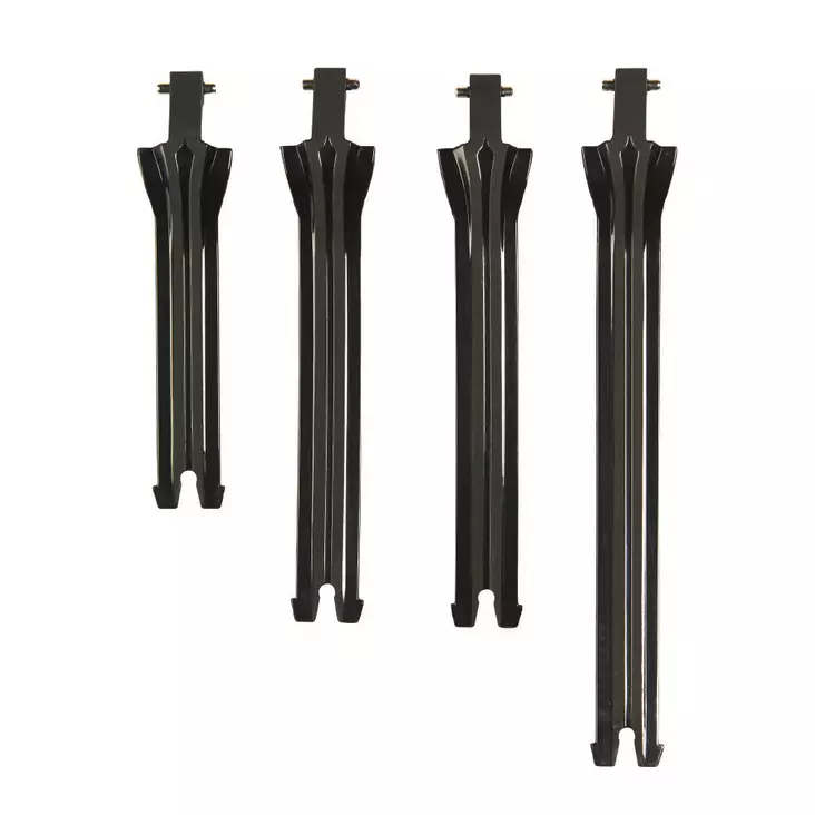 TCX X-Blast Black Strap set for one boot - Reservdelar crosstövlar - D385630 - 1