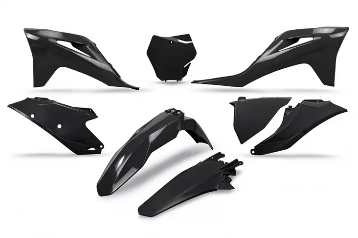 UFO Plastkit 5-delar Svart 001 GasGas MC - Plastkit - D369320 - 1