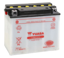 Yuasa Batteri, YB18-A (dc) Exkl syra (5) - Batterier - D2630 - 1