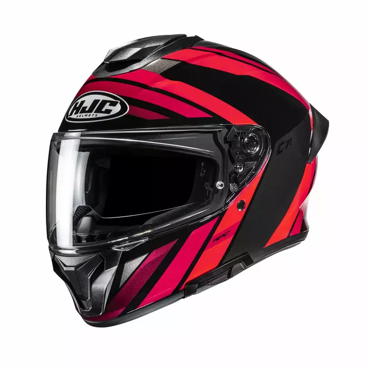 HJC Helmet C71 Faber Röd/Grå MC1 - Integralhjälm - D508720 - 1