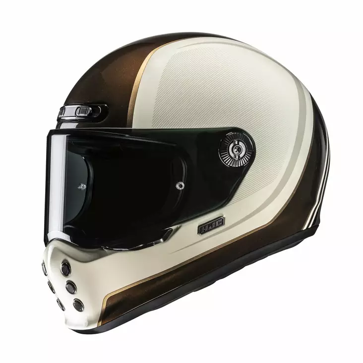 HJC Hjälm V10 Hodu Vit/Svart MC9 - Integralhjälm - D505470 - 1
