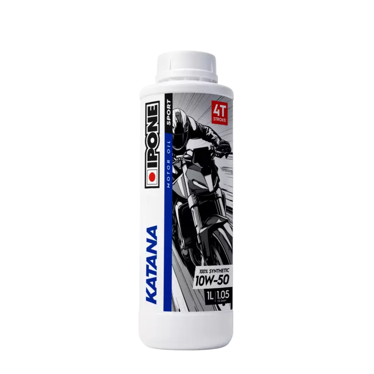 Ipone Katana 10W50 1L (15) - Motorcykeloljor 4T - D525780 - 1