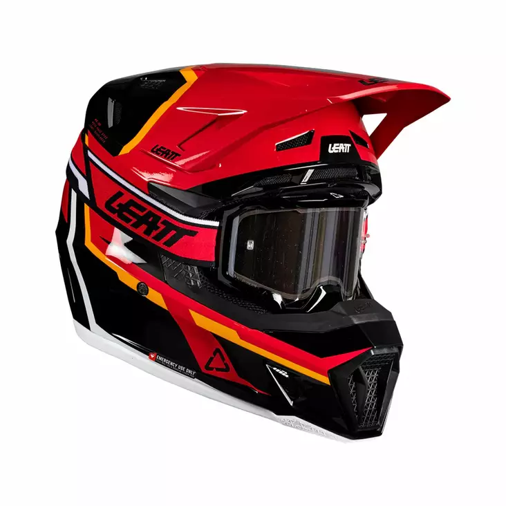 Leatt Hjälm+Goggles Moto 7.5 Röd V26 - Crosshjälmar - D502910 - 1