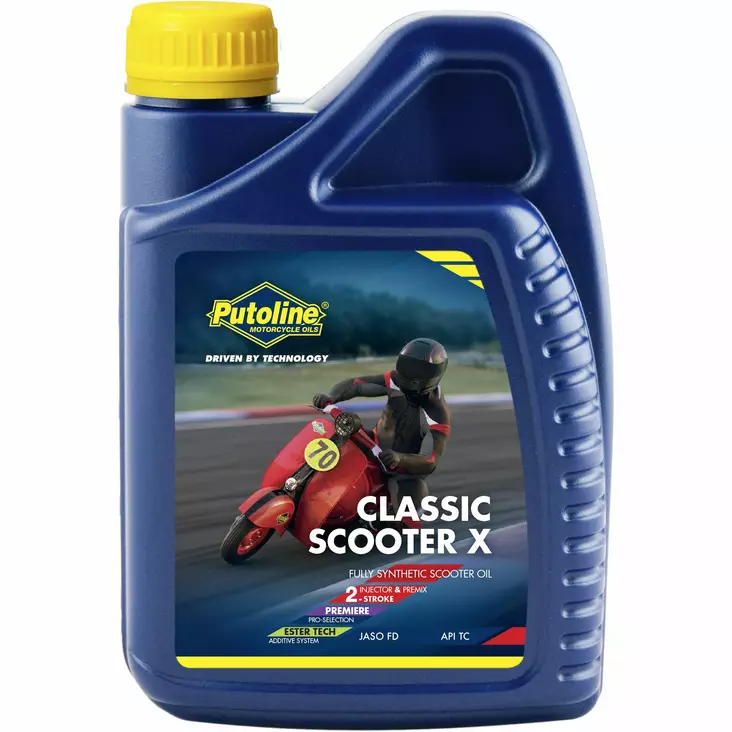 Putoline Classic Scooter X- 1L (12) - Motorcykeloljor 2T - D526840 - 1