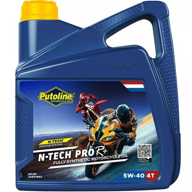 Putoline N-Tech® Pro R+ 5W-40- 4L (4) - Motorcykeloljor 4T - D526940 - 1