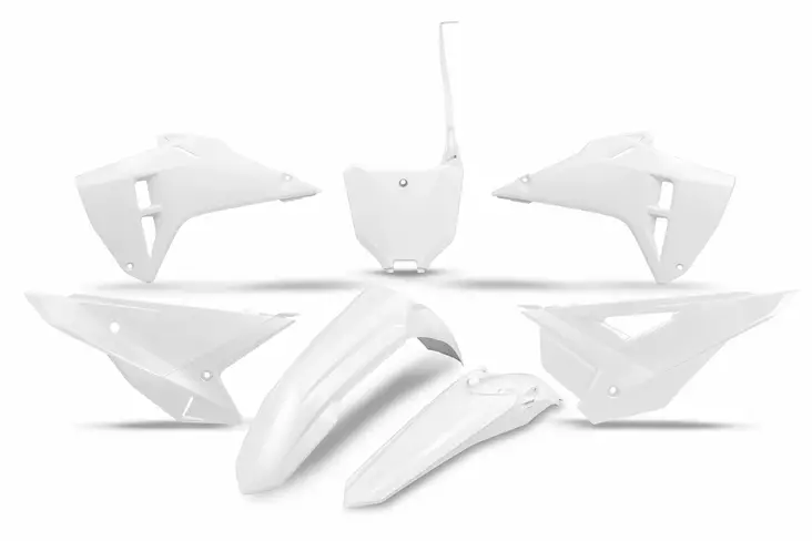 UFO Plastic kit 5-parts White CRF250R 25 - Plastkit - D491620 - 1