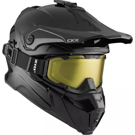 CKX Hjälm + goggle Titan Solid matt svar - Crosshjälmar - D118341 - 1
