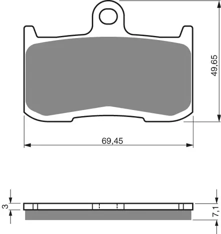 GOLDFREN Bromsbelägg 207 Ceramic Carbon - Bromsbelägg - D26561 - 1