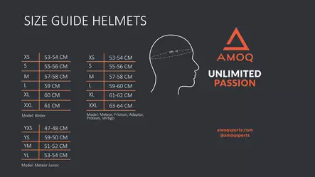AMOQ Meteor V2 JNR MX hjälm Blackout - Juniorhjälmar - D483641 - 2