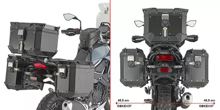 Givi Pan. Hold. Kawasaki Kle500/Kle500 S - Monteringsatser & Pakethållare - D530701 - 1