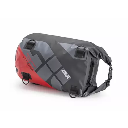 Givi Tail Pack 30Lt Waterproof Grey Red - Sadelväskor - D528191 - 1