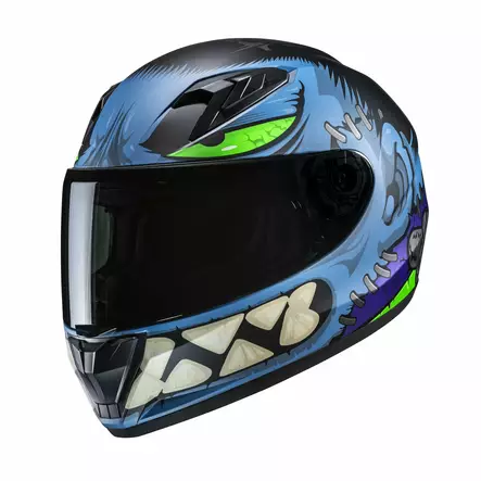 HJC Helmet Y10 Frank Junior Blå/Svart MC - Juniorhjälmar - D509041 - 1