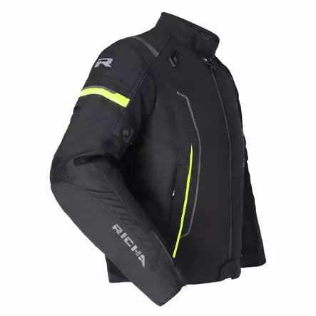 Richa Airstream 3 Mc-Jacka Svart/Gul - MC Kläder - 82591 - 2
