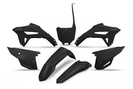 UFO Plastic kit 5-parts Black CRF250R 25 - Plastkit - D491491 - 1