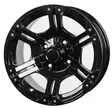BSK Fälg 15x7 4/110 4+3 Svart - Fälgar - D420661 - 1