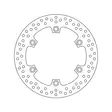 Brembo Serie Oro bromsskiva - Bromsskivor - D6281 - 1
