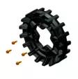 Camso Sprocket 17 teeth 4S 4 bolt 3/8-16 - Reservdelar till bandsatser - D93421 - 1