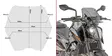 GIVI SPECIFIC SCREEN FUME' KTM - Vindskydd - D255681 - 1