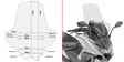 GIVI TRANS.WINDSCREEN KYMCO AK 550 - Vindskydd - D255761 - 1