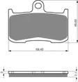 GOLDFREN Bromsbelägg 207 Ceramic Carbon - Bromsbelägg - D26561 - 1