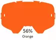 Leatt Lins Orange 58% - Linser & Reservdelar Crossglasögon - D146511 - 1