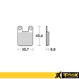 ProX Front Brake Pad KTM60/65SX '97-01 - Bromsbelägg - D18241 - 1