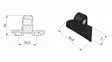 Puig Adapter Left Rear Mirror Gti Ducati - Speglar - D373381 - 1