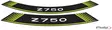 Puig Kit 8 Rim Strips Z750 C/Green - Fälgdekaler - D182471 - 1