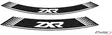 Puig Kit 8 Rim Strips Zxr C/White - Fälgdekaler - D186101 - 1