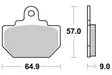 Sbs Bromsklossats Ceramic - Bromsbelägg - D113771 - 1