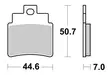 Sbs Bromsklossats Racing Sintered - Bromsbelägg - D113921 - 1