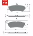 GOLDFREN Bromsbelägg 444 Ceramic Carbon - Bromsbelägg - D510821 - 1