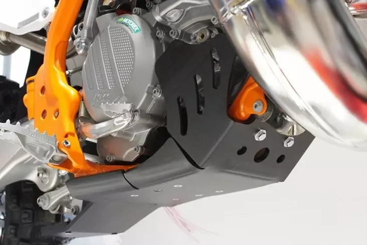 AXP Xtrem HDPE Skid Plate Black KTM 250S - Hasplåtar - D133491 - 1