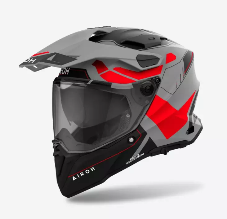 Airoh Hjälm Commander 2 Reveal Röd Fluo - Adventurehjälmar - D474461 - 1