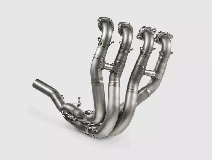 Akrapovic Optional Header (Titanium) ZX- - Krökar - D401601 - 1