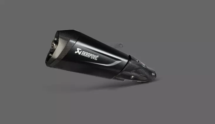 Akrapovic Slip-On Line (SS) Svart GTS300 - Ljuddämpare - D393641 - 1