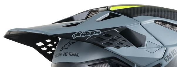 Alpinestars Skärm S-M10 - META Matt Svar - Tillbehör & Reservdelar till hjälm - D160111 - 1