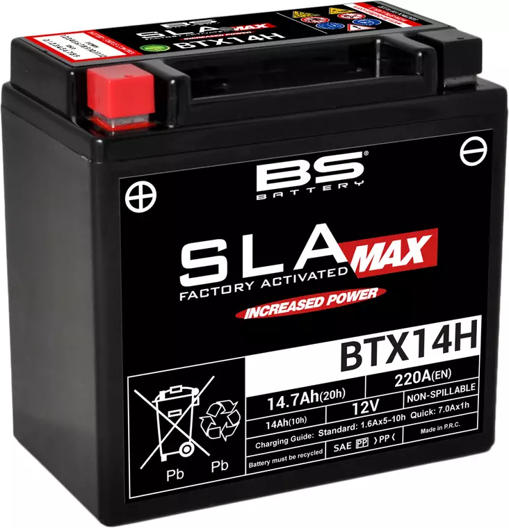 BS Battery BTX14H (FA) SLA MAX - Sealed - Batterier - D151321 - 1