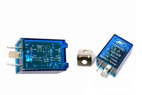 Blinkersrelä 12V 3 Pol För blinkers med - Fästen och tillbehör - D12291 - 1