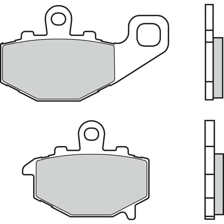 Brembo Bromsbelägg Sintered Rear Road - Bromsbelägg - D6131 - 1
