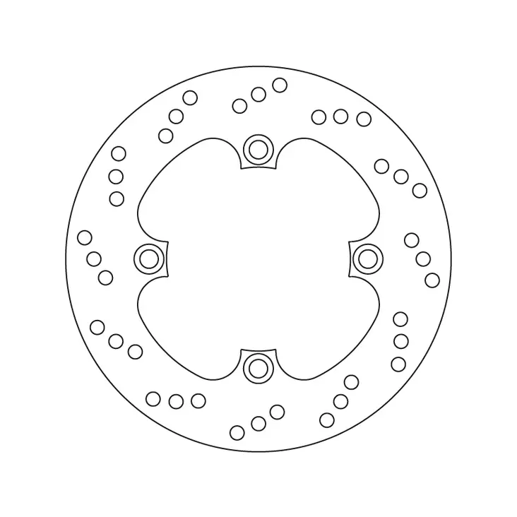 Brembo Serie Oro bromsskiva - Bromsskivor - D6251 - 1