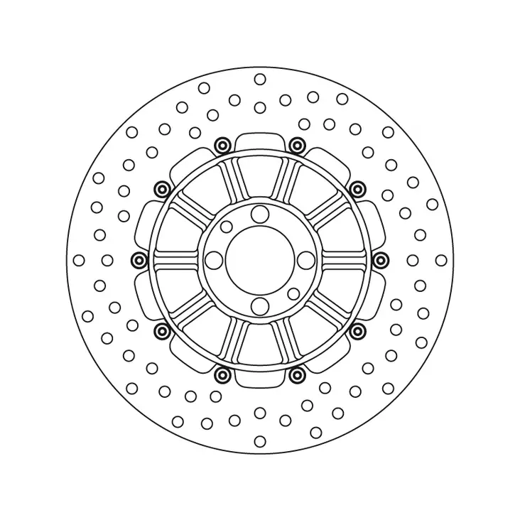 Brembo Serie Oro bromsskiva - Bromsskivor - D6291 - 1