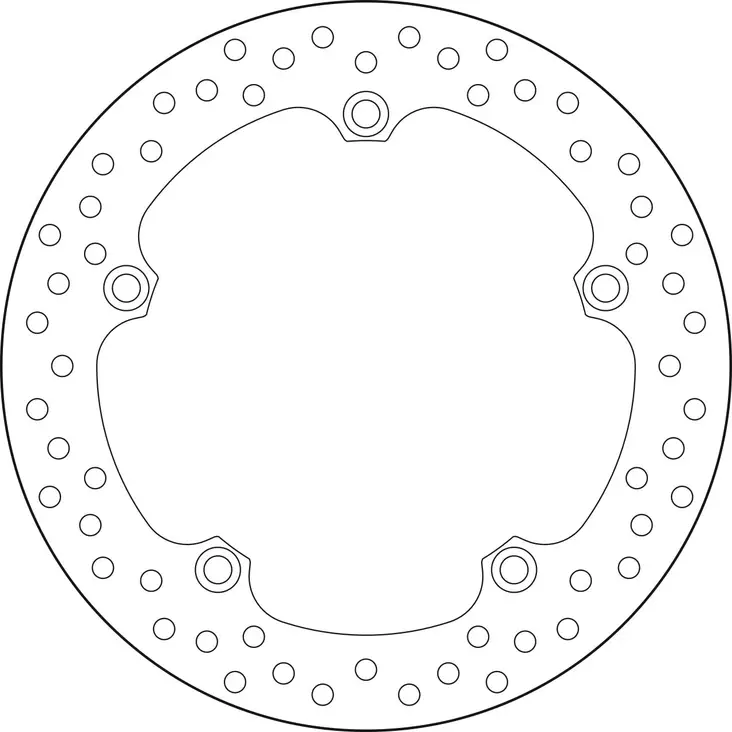 Brembo Serie Oro bromsskiva - Bromsskivor - D88191 - 1