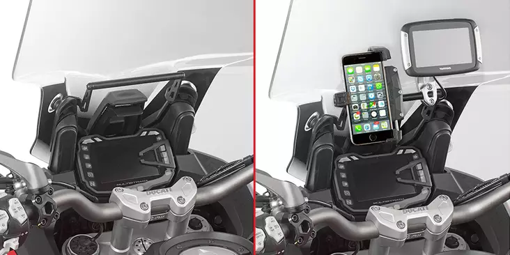 GIVI Fäste för mobilhållare till Multist - Reservdelar för MC Skor & Stövlar - D179911 - 1