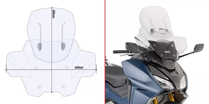 Givi Windscreen Honda Forza 750 (21-23) - Vindskydd - D394021 - 1
