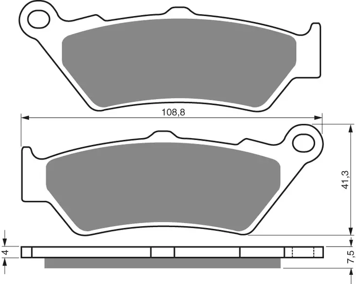 GOLDFREN Bromsbelägg 106 Ceramic Carbon - Bromsbelägg - D26501 - 1