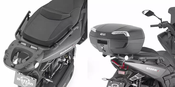 Givi REAR RACK WOTTAN STORM S 300 (2022) - Monteringsatser & Pakethållare - D459641 - 1