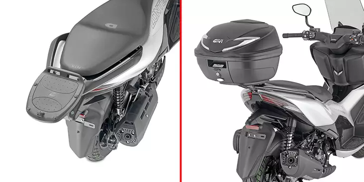Givi Specific rear rack ZONTES 350D (23) - Monteringsatser & Pakethållare - D466281 - 1