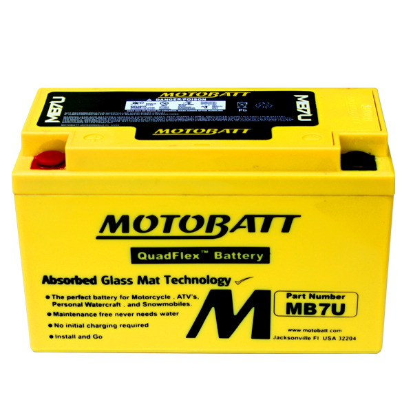 Motobatt MB7U batteri - Batterier - D2761 - 1
